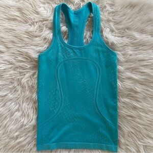 Lululemon Swiftly Tech Racerback Women’s Size 4 Heathered Peacock